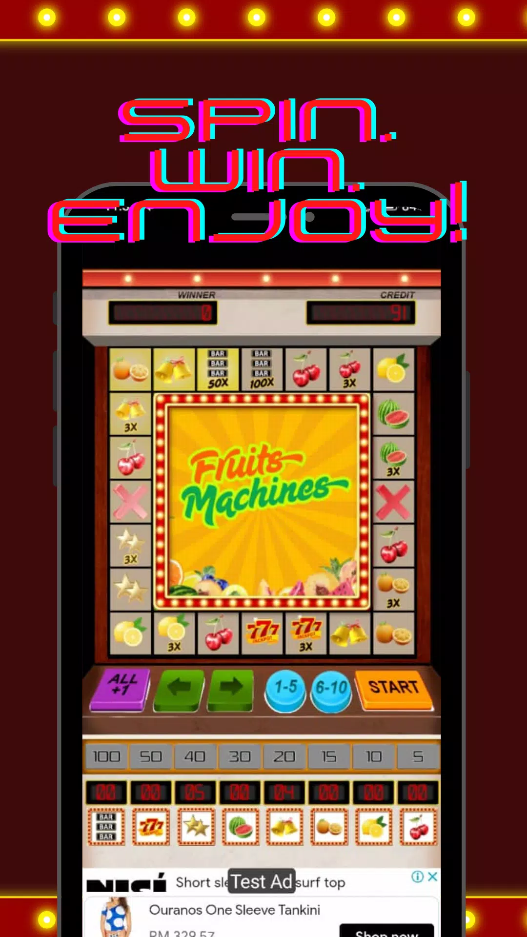 Fruits Machines Screenshot3