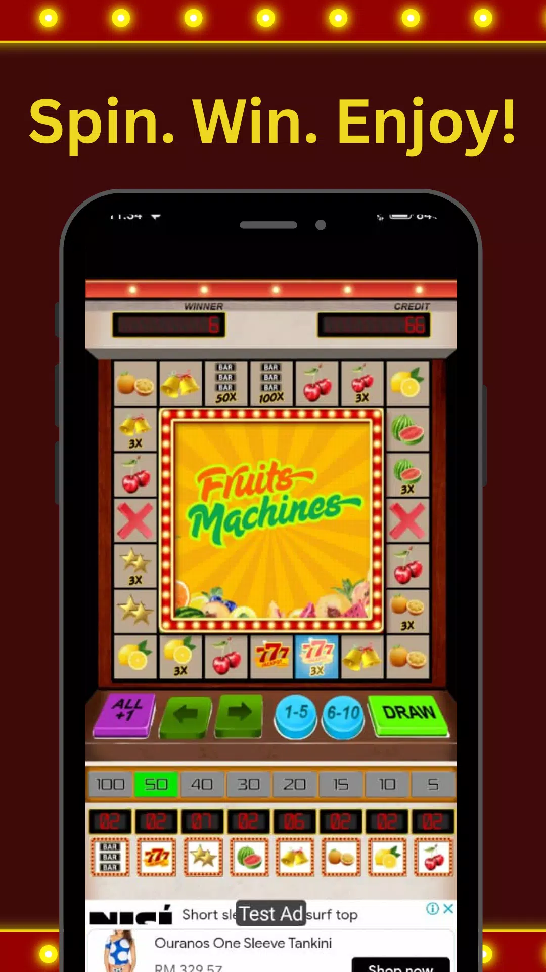 Fruits Machines Screenshot6