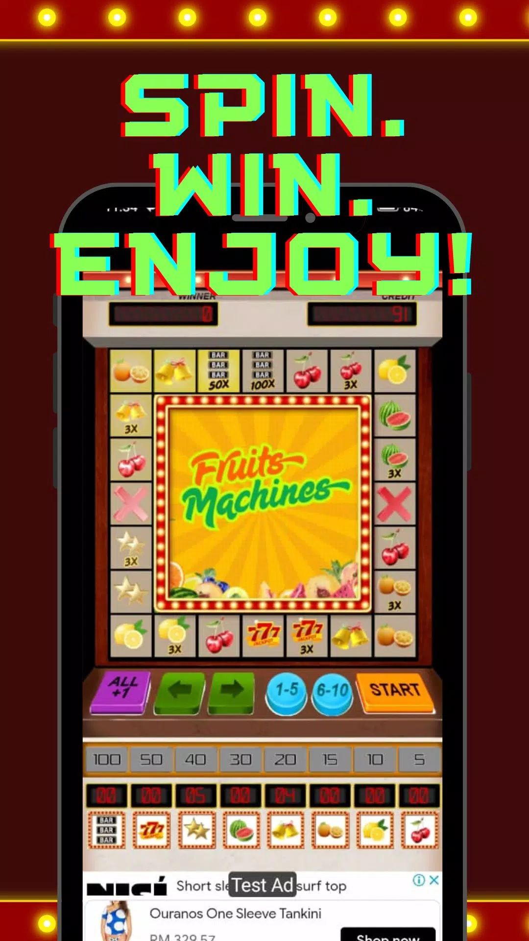 Fruits Machines Screenshot4